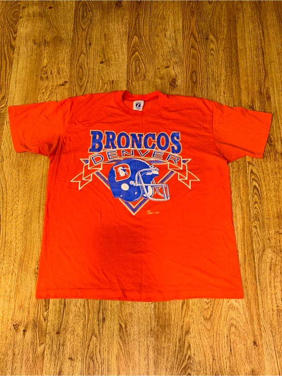 LOGO 7 Other - Single Stitch Vtg 80s Logo 7 DENVER Broncos Logo Tee Men’s XL